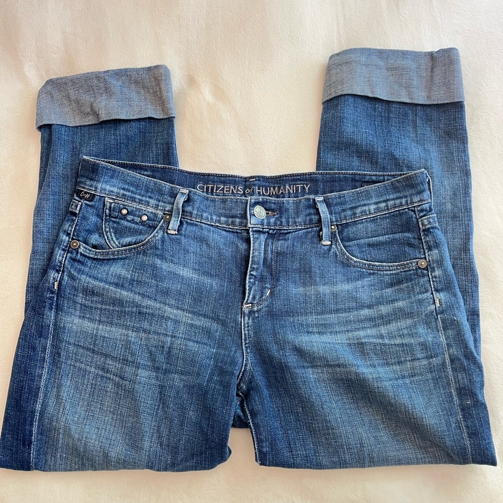 Citizens of Humanity Cropped Cuff Dani Jeans
